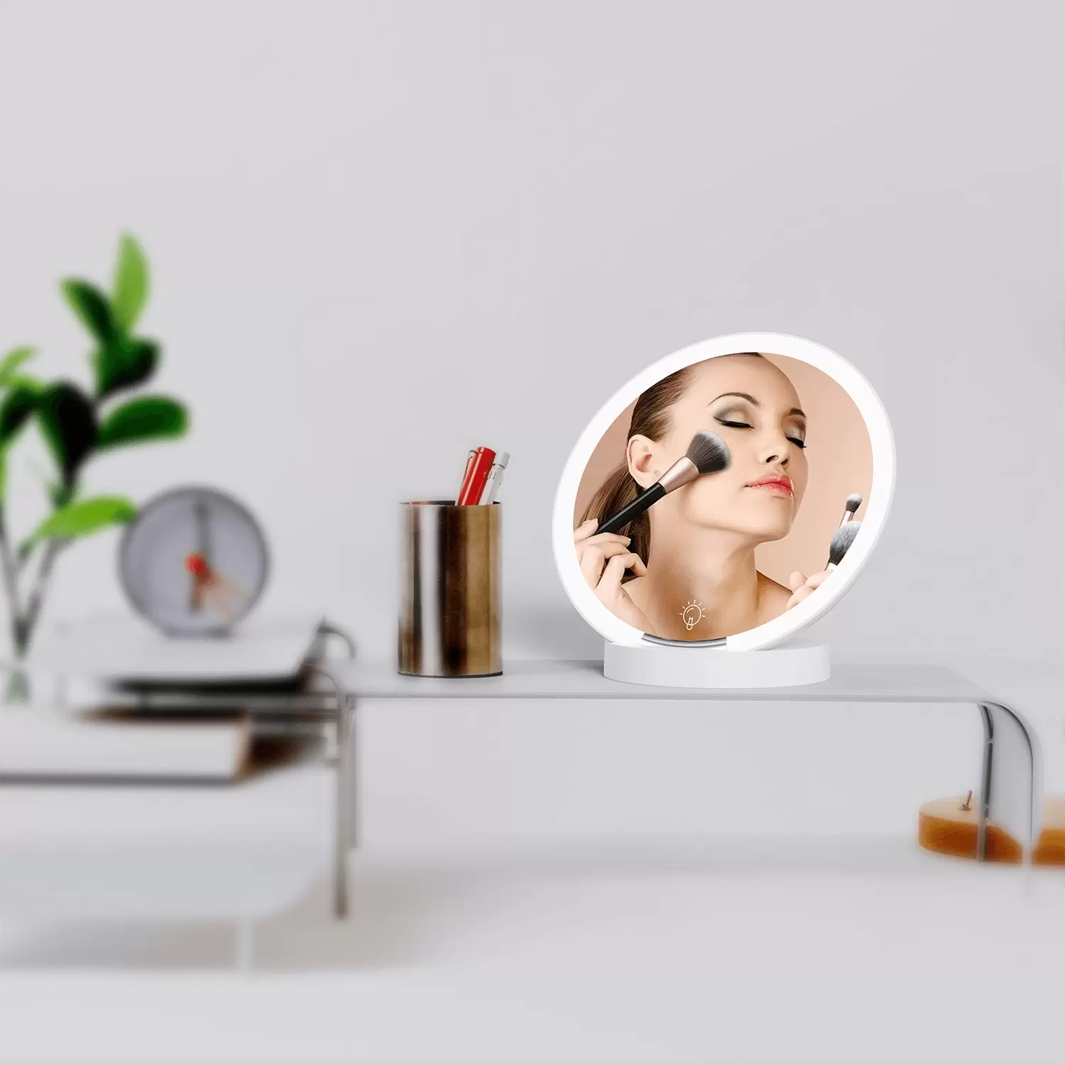 portable led cosmetic mirror